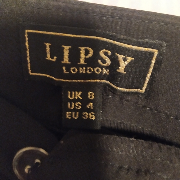 Lipsy London pants, size 4, gold buttons, NWOT - Picture 2 of 6